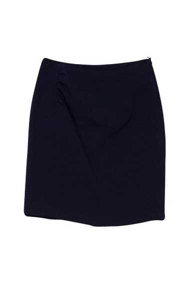 Piazza Sempione - Navy Gathered Skirt Sz 10