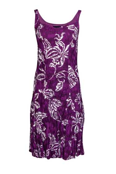 Piazza Sempione - Purple Floral Print Tank Dress S