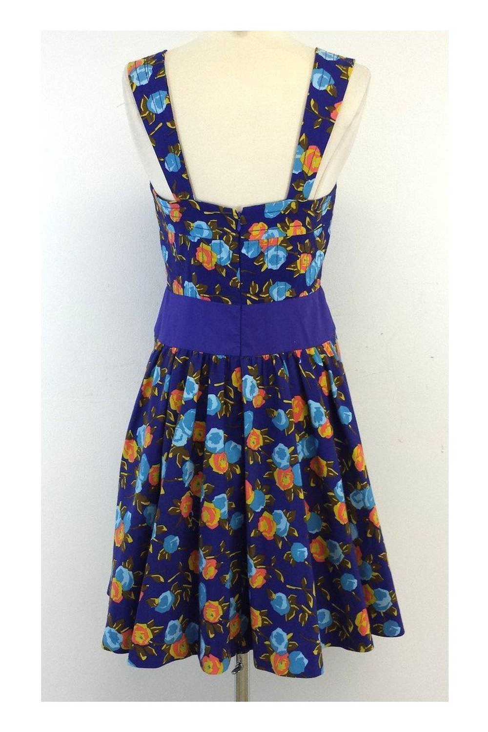 Plenty by Tracy Reese - Blue Floral Cotton Dress … - image 3