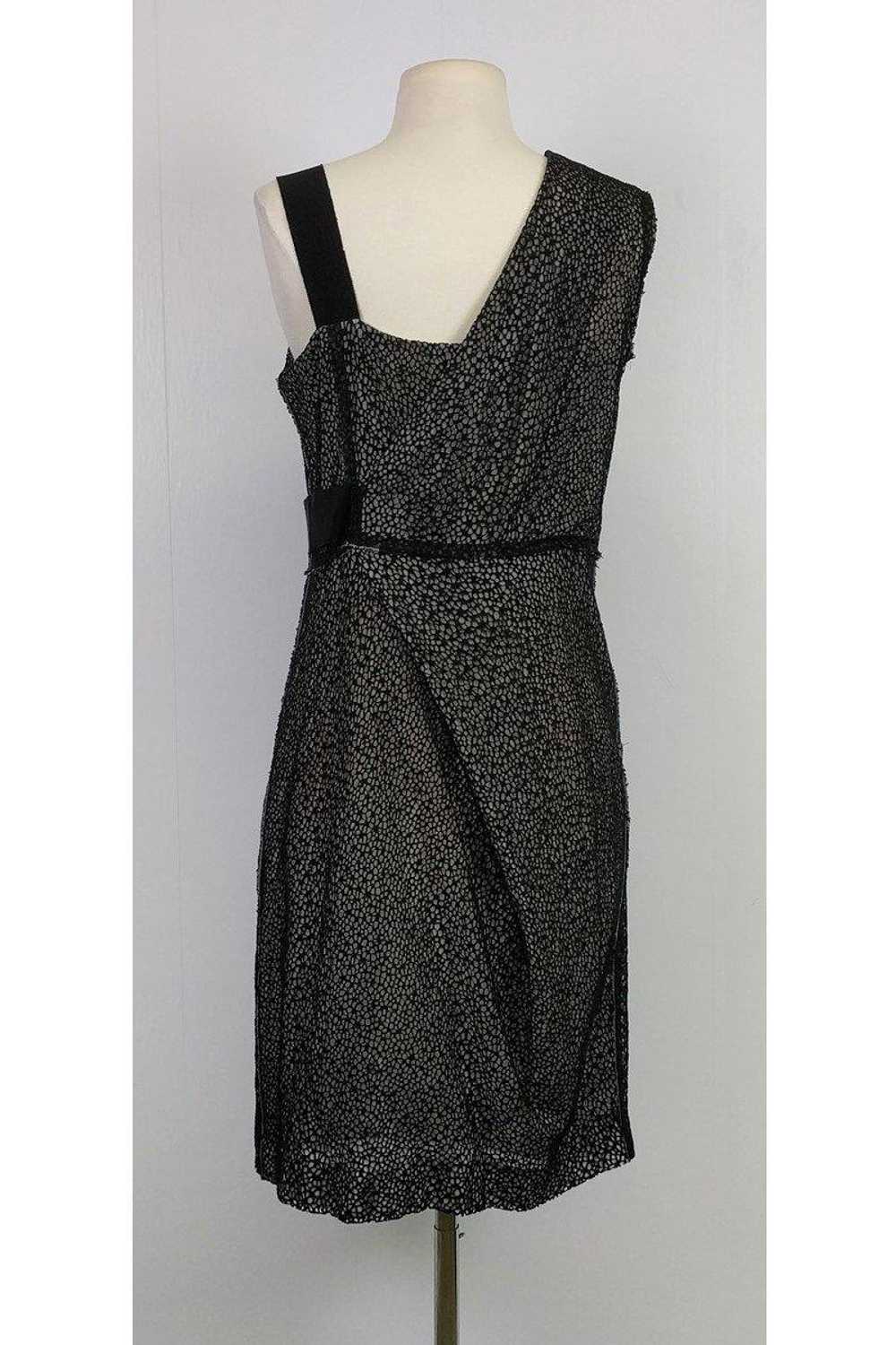 Ports 1961 - Black & Grey Eyelet Dress Sz 10 - image 3