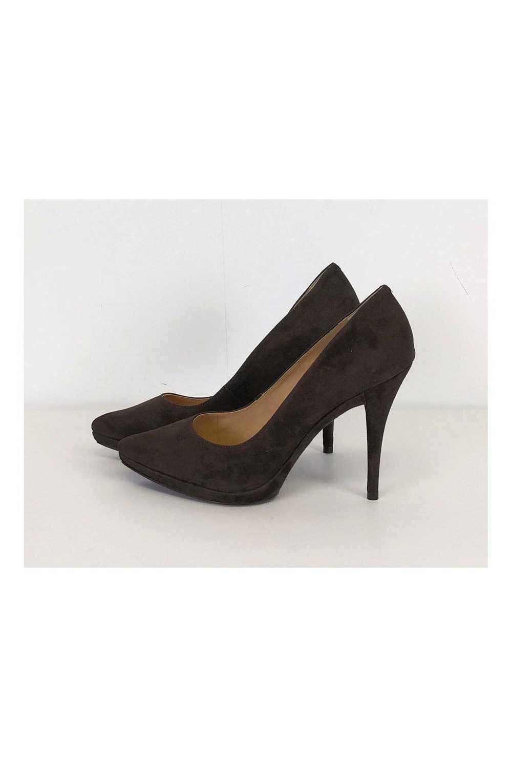 Pour La Victoire - Brown Suede Heels Sz 8.5 - image 3