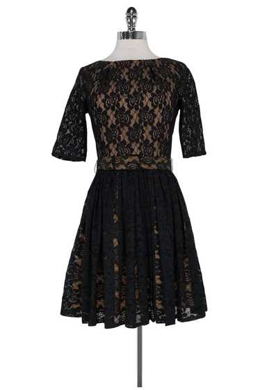 Rachel Zoe - Black Lace Cocktail Dress Sz 4 - image 1