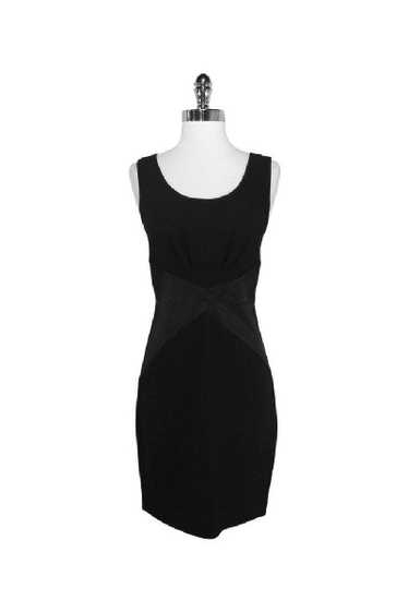 Rachel Zoe - Black Satin Trim Evening Dress Sz 8