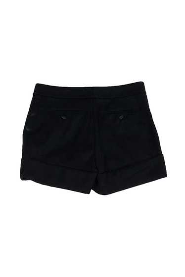 Rachel Zoe - Black Wool Cuffed Shorts Sz 2