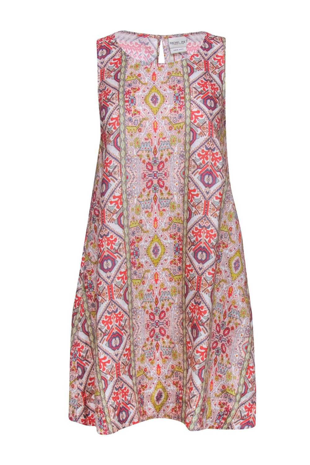 Rachel Zoe - Multicolor Aztec Print Sleeveless Li… - image 1