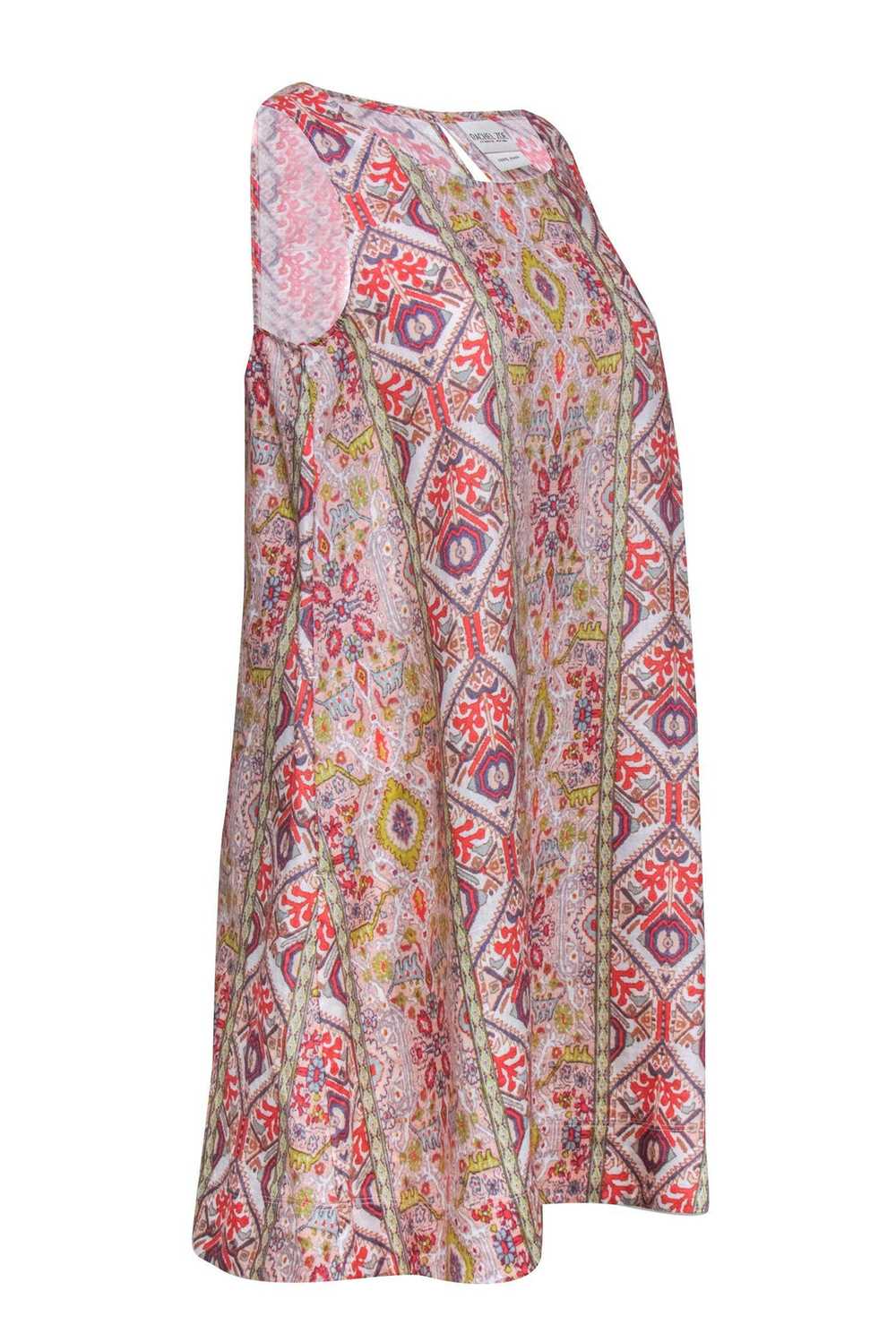 Rachel Zoe - Multicolor Aztec Print Sleeveless Li… - image 2