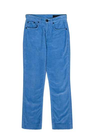 Rag & Bone - Sky Blue Corduroy Straight Leg Pants… - image 1