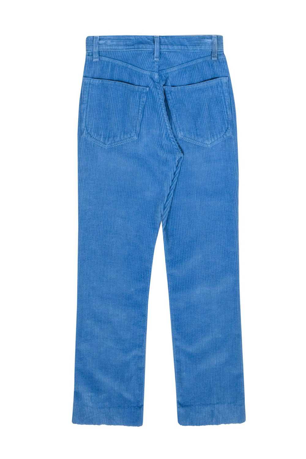 Rag & Bone - Sky Blue Corduroy Straight Leg Pants… - image 2