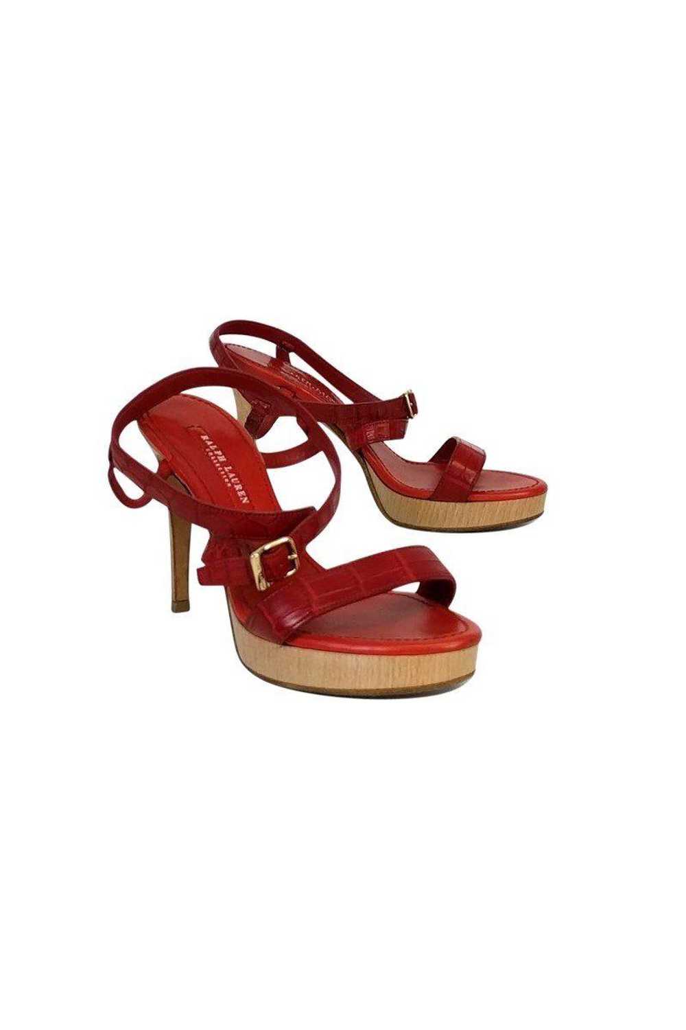 Ralph Lauren Collection - Red Sandals Sz 8 - image 1