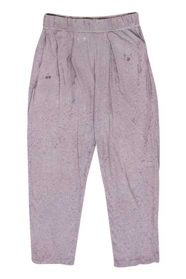 Raquel Allegra - Grey Cotton Drop Crotch Stretch P