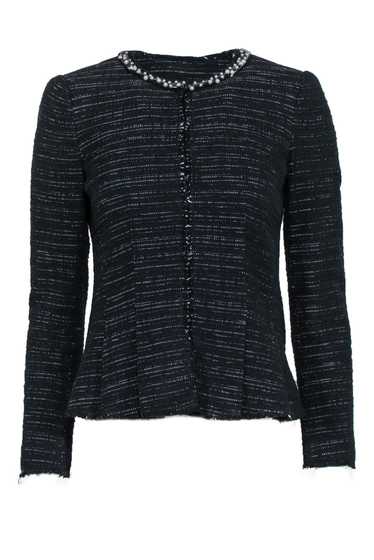 Rebecca Taylor - Black & White Tweed Jacket w/ Pea