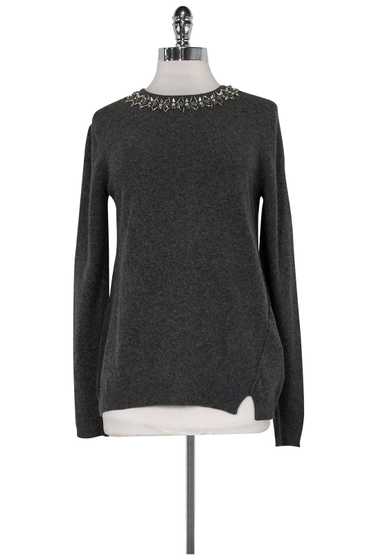 Rebecca Taylor - Grey Sweater w/ Embellishment Sz 