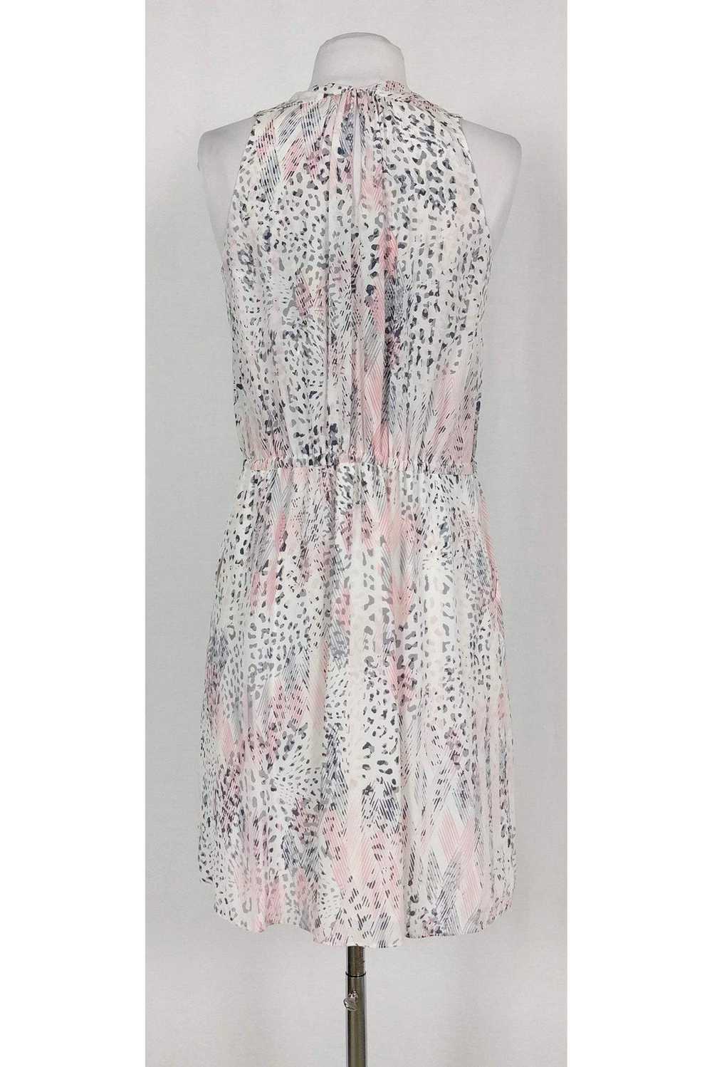 Rebecca Taylor - Pink & Grey Animal Print Dress S… - image 3