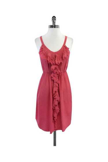 Rebecca Taylor - Pink Diamond Print Silk Dress Sz 