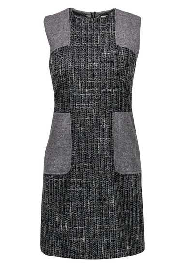 Red Valentino - Grey Tweed Shift Dress Sz 2