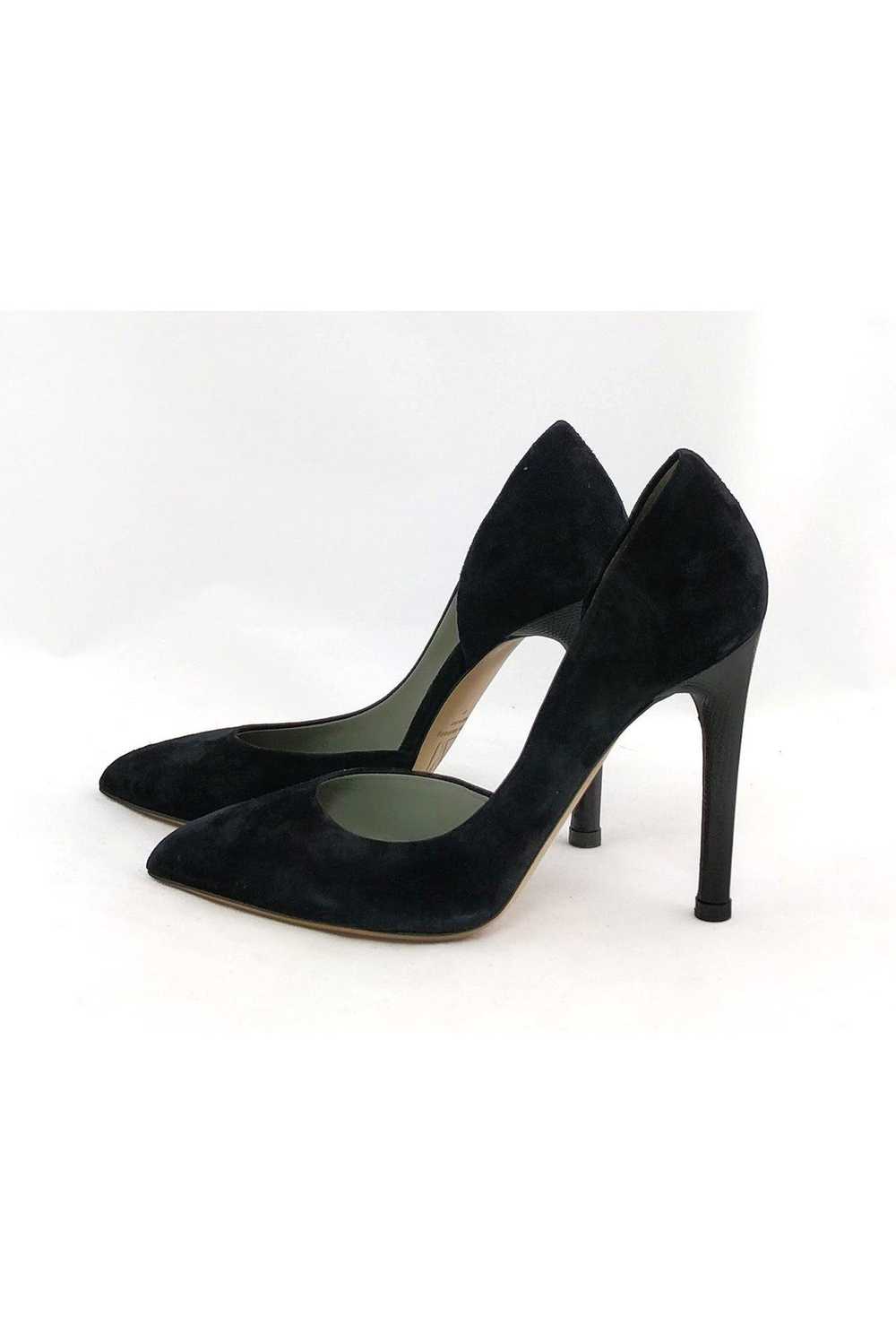 Reed Krakoff - Black Suede Pointed Heels Sz 7 - image 3