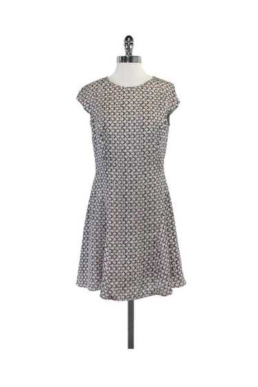 Reiss - Grey Scala Chain Print Dress Sz 8