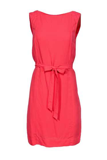 Reiss - Hot Pink Sleeveless Shift Dress w/ Belt Sz