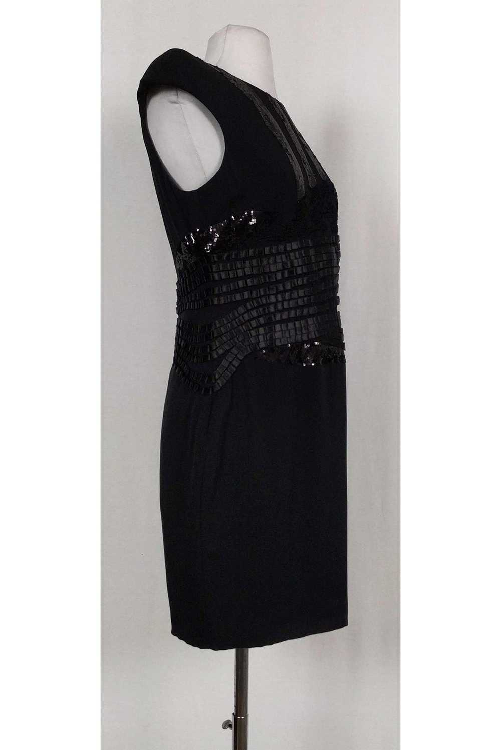 Robert Rodriguez - Black Sequin & Ribbon Dress Sz… - image 2