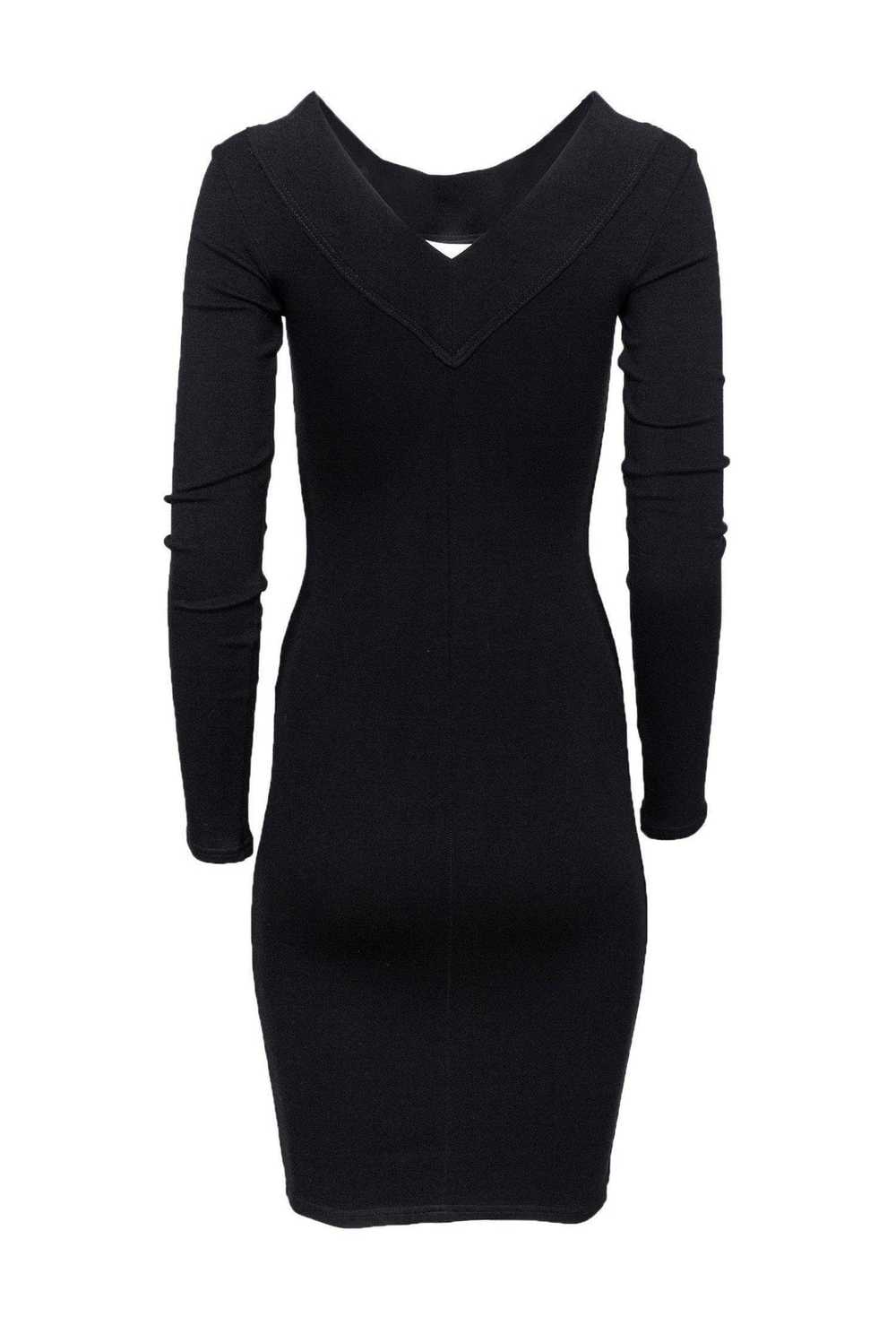 Roland Mouret - Black Off-The-Shoulder Bodycon Dr… - image 3