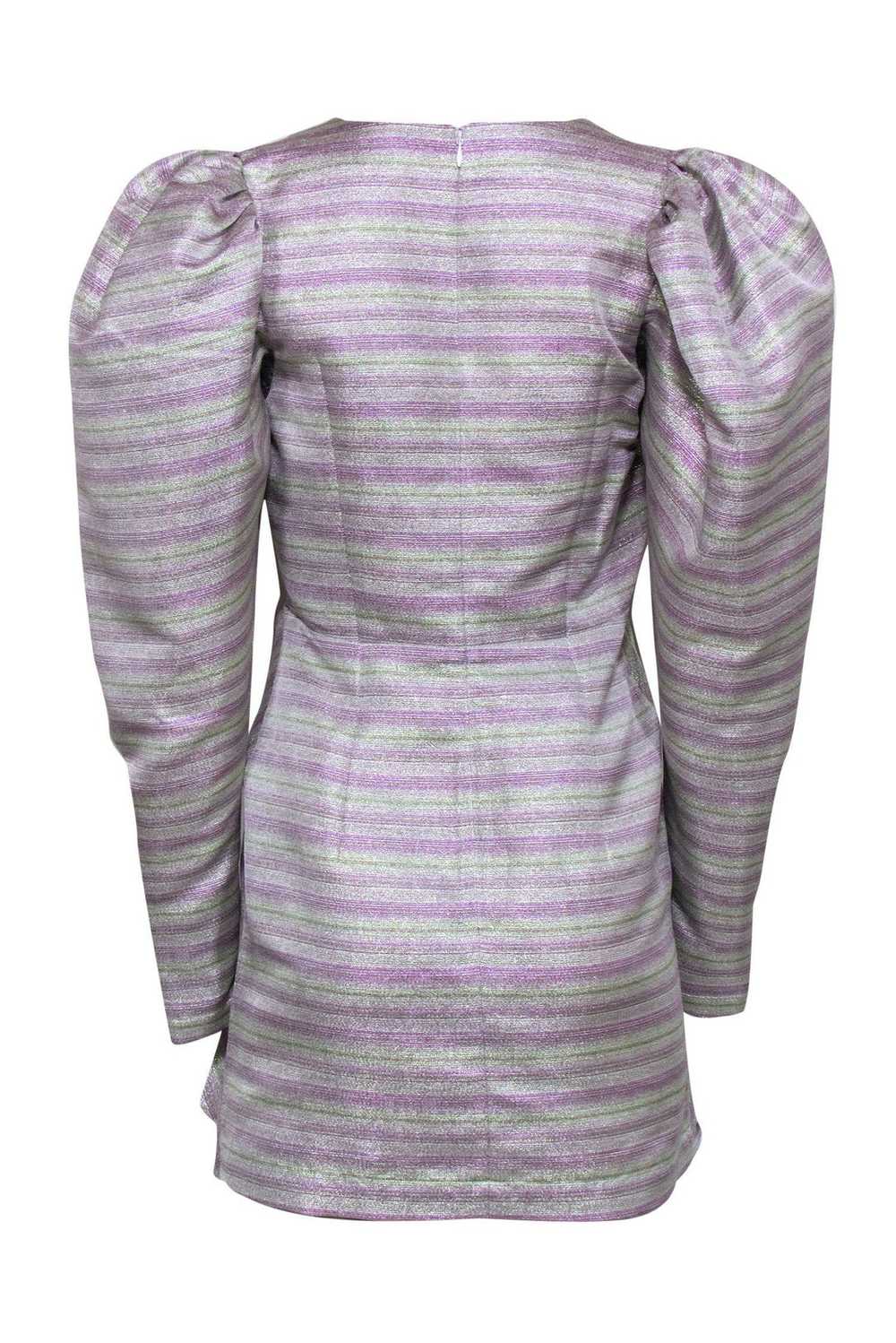 ROTATE Birger Christensen - Purple & Green Metall… - image 3