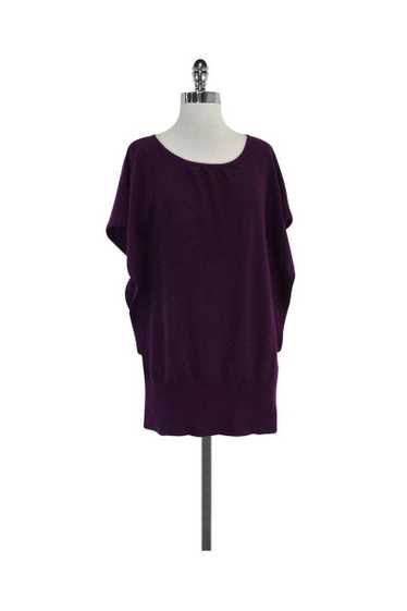 Saks Fifth Avenue - Purple Cashmere Poncho Sz M