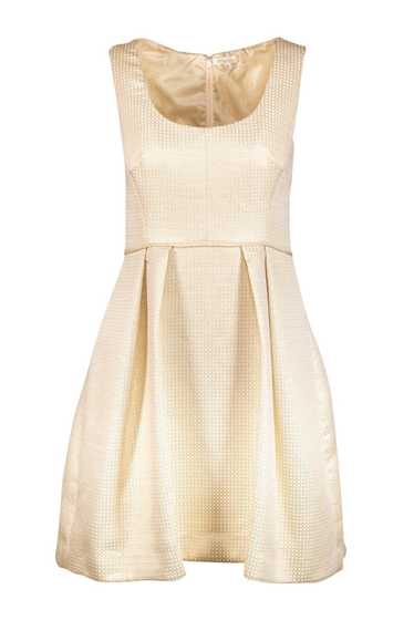 Shoshanna - Cream Brocade Cocktail Dress Sz 6