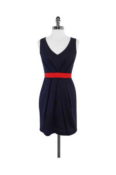 Shoshanna - Navy & Red Cotton Dress Sz 0