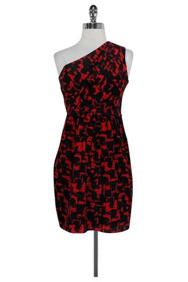 Shoshanna - Red & Black Printed Dress Sz 2