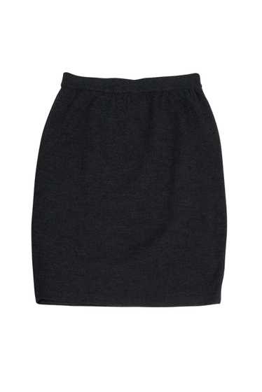 St. John - Grey Knit Pencil Skirt Sz 8