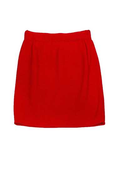 St. John - Red Knitted Skirt Sz 2