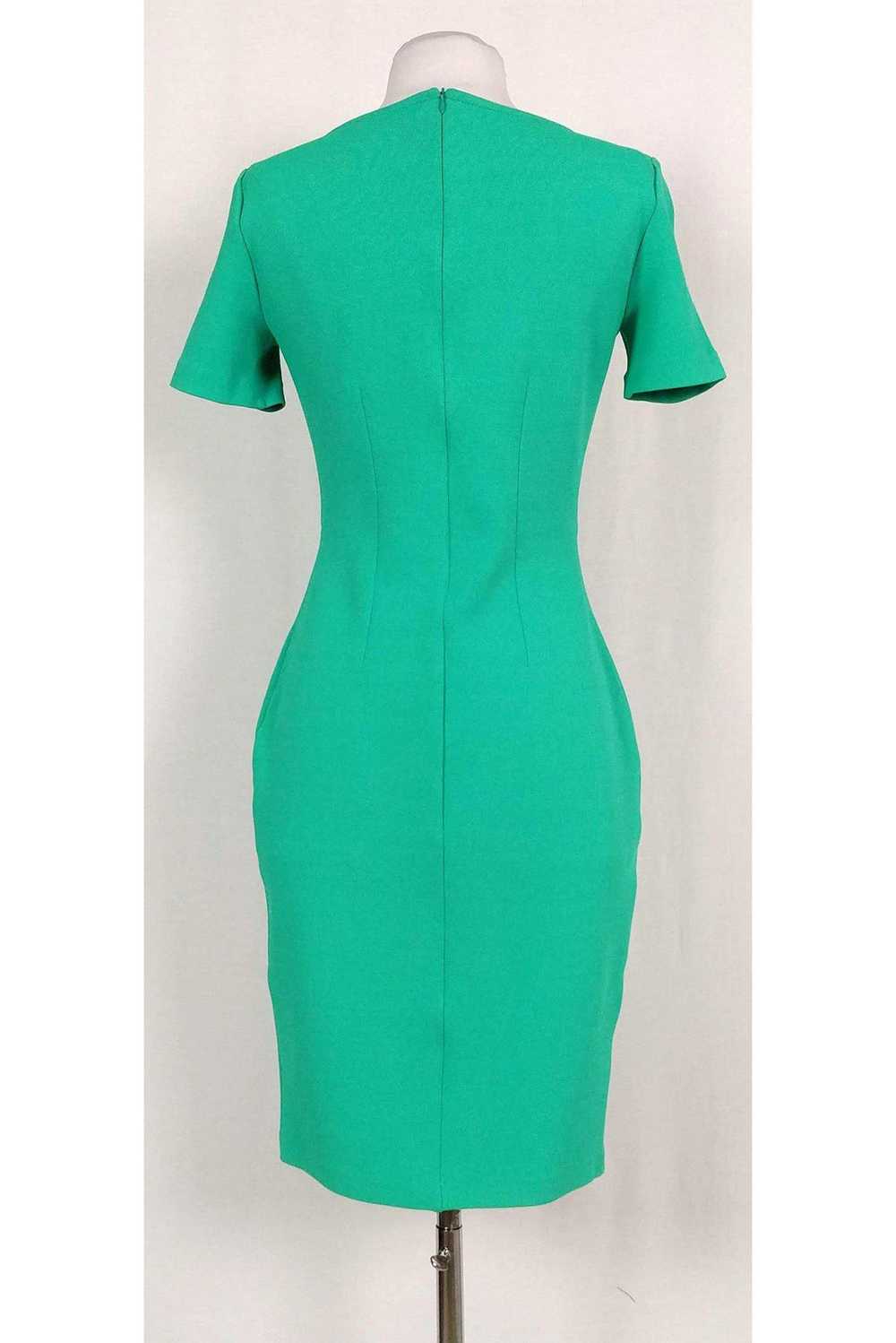 St. John - Seafoam Green Fitted Dress Sz 4 - image 3
