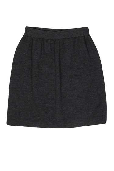 St. John Collection - Charcoal Grey Knit Skirt Sz 