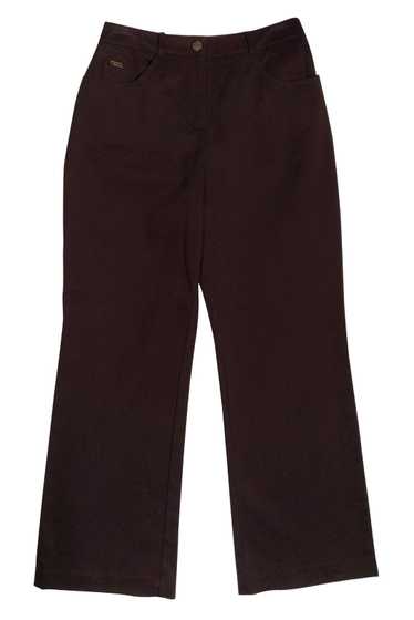 St. John Sport - Brown Cotton Wide Leg Pants Sz 4 - image 1