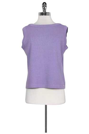 St. John Sport - Lavender Sleeveless Sweater Sz M