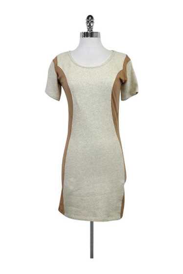 Surface to Air - Beige Sweater Dress w/ Nude Side 