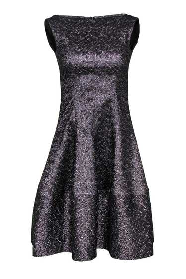 Talbot Runhof - Metallic Purple A-Line Dress Sz 6