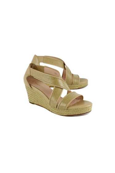 Taryn Rose - Tan Strappy Krissy Espadrille Wedges 