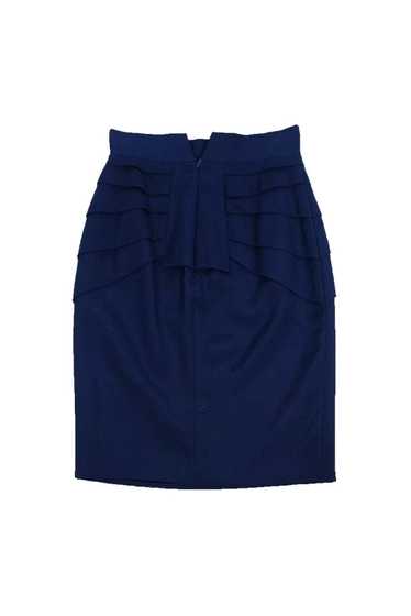 Temperley London - Navy Blue Pencil Skirt Sz 2