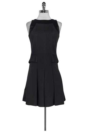 The Kooples - Grey & Black Peplum Dress Sz M