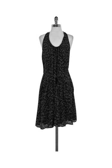 Theory - Abstract Print Silk Sleeveless Dress Sz 1
