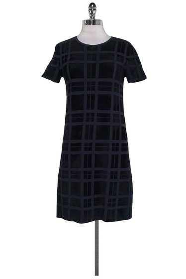 Theory - Black & Navy Terry Cloth Dress Sz S