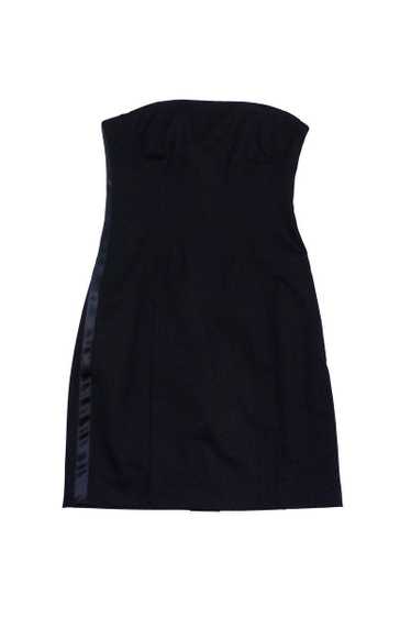 Theory - Black Wool Strapless Dress Sz 10