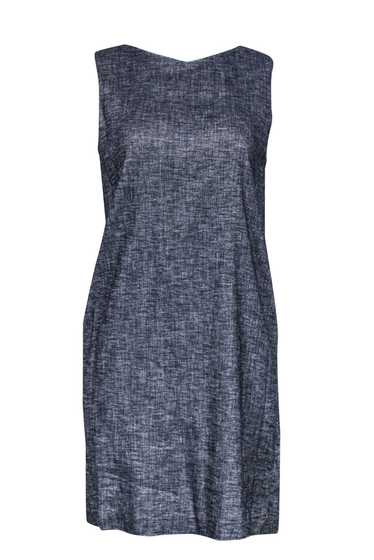 Theory - Chambray Sleeveless Shift Dress Sz 6 - image 1