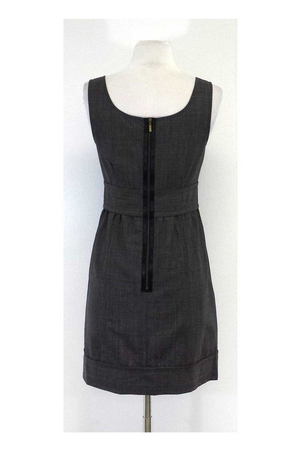 Theory - Grey Checkered Houndstooth Dress Sz 2 - image 3