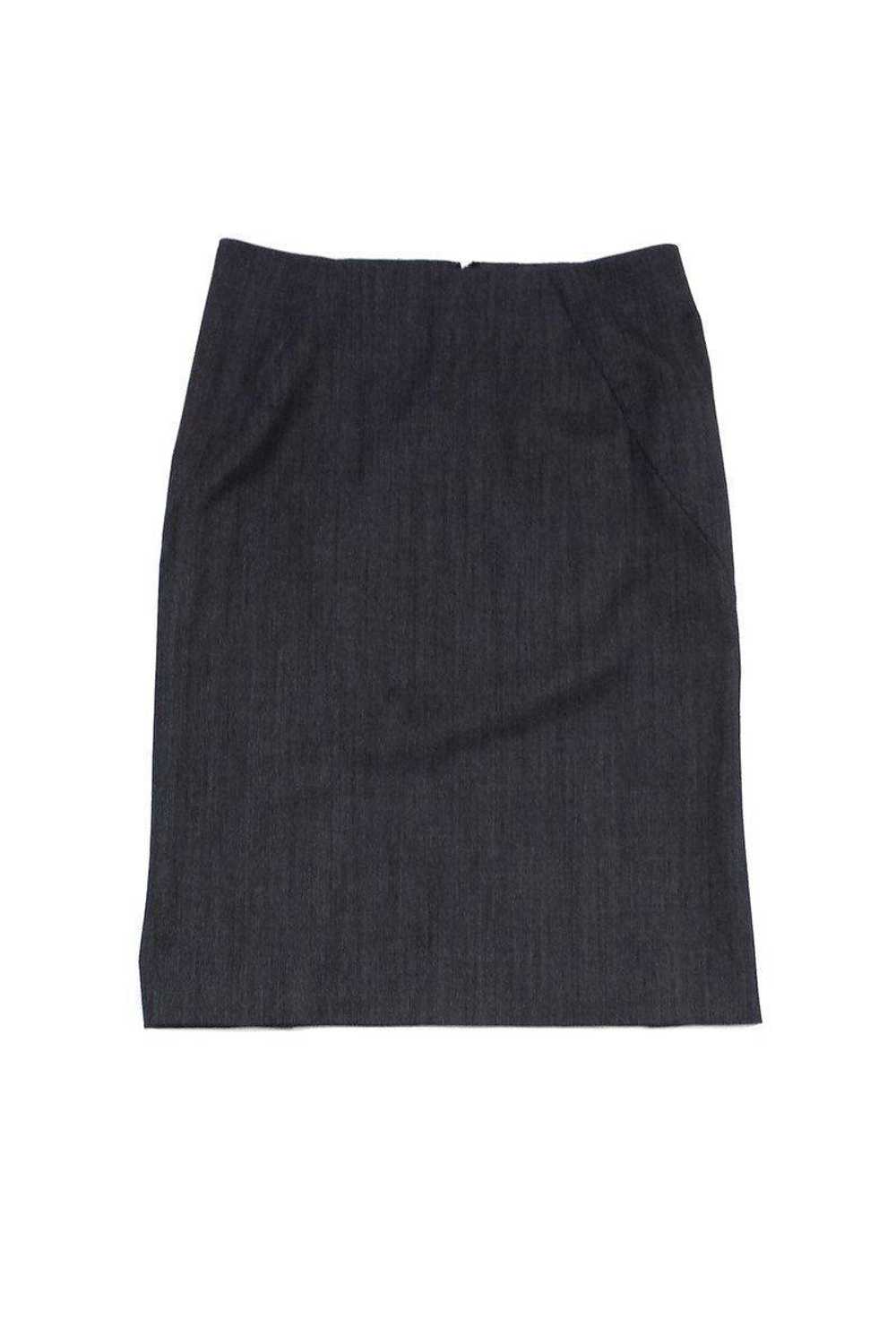 Theory - Grey Wool Suit Skirt Sz 0 - image 1