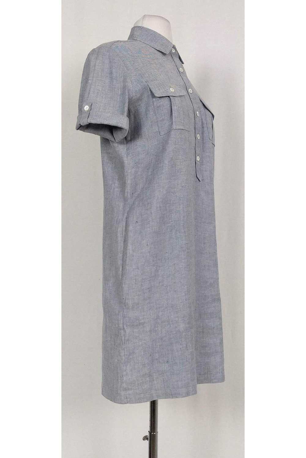 Theory - Light Blue Chambray Dress Sz 4 - image 2