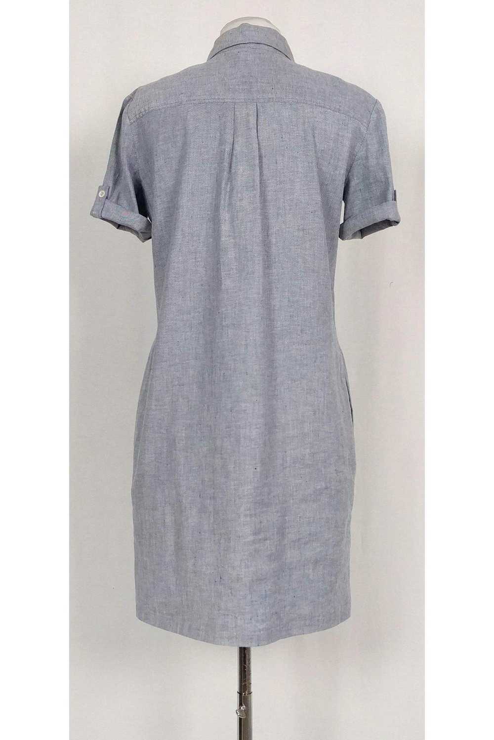 Theory - Light Blue Chambray Dress Sz 4 - image 3