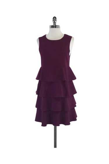 Theory - Purple Sleeveless Tiered Dress Sz S