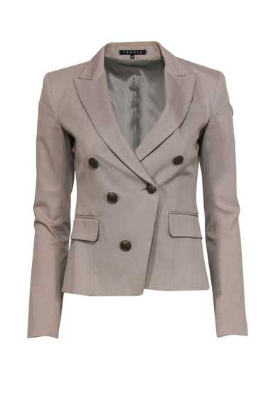 Theory - Taupe Double Breasted Blazer Sz 00 - image 1